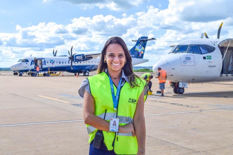 Segurança operacional do Aeroporto de Prudente tem liderança feminina