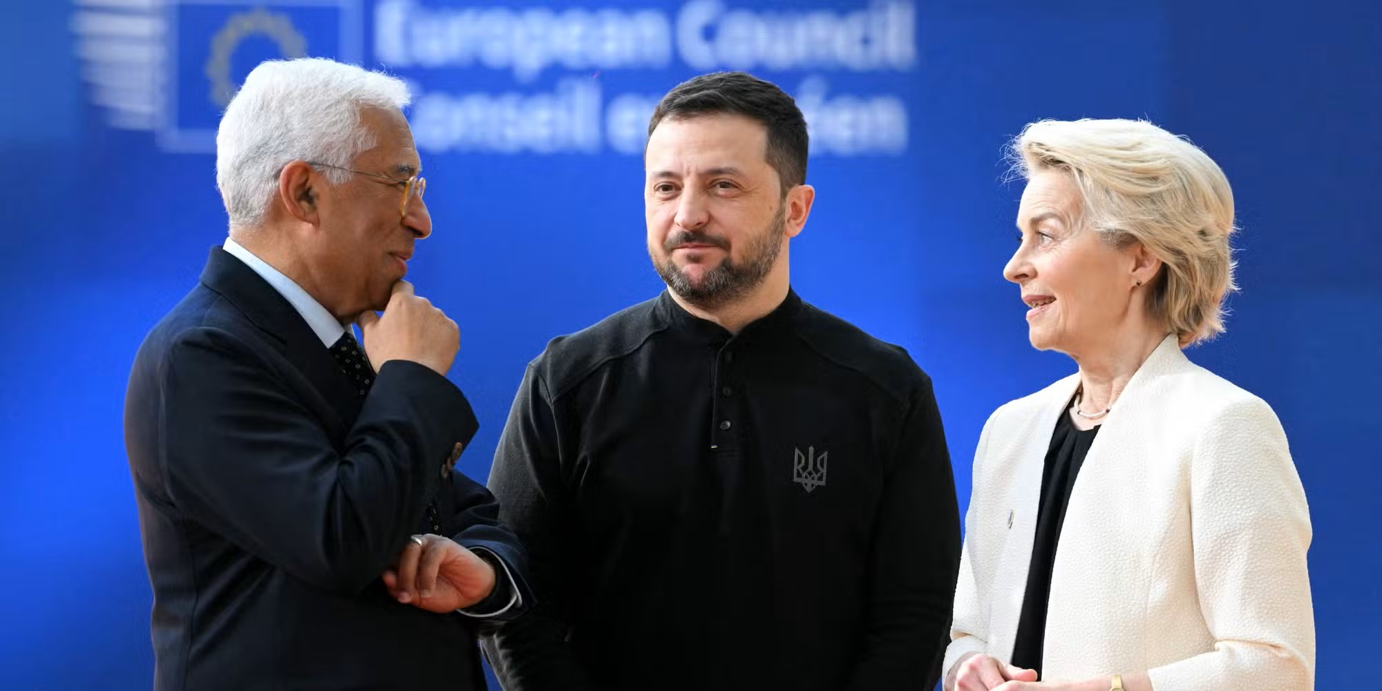  Zelensky agradece aos europeus, no início do Conselho Europeu